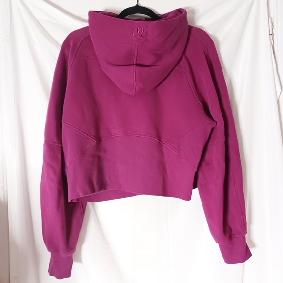 Lululemon Scuba Oversized Half Zip Hoodie Magenta Purple - Picture 2 of 7